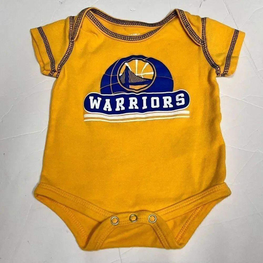 NBA Golden State Warriors Bodysuit Sz 0/3 m